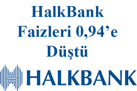 HalkBank Faizleri Düştü 2020